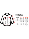 Softshell Ratownictwo Medyczne RED FLUO 3M 10 000 mm