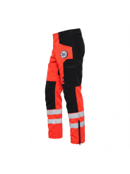 Spodnie Letnie Fluo Red Ratownictwo Medyczne Ratownik