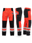 Spodnie Letnie Fluo Red Ratownictwo Medyczne Ratownik