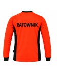 Koszulka Longsleeve Ratownik Red Fluo PRM Medyczny