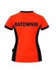 Koszulka Damska Red Fluo PRM Ratownik Medyczny