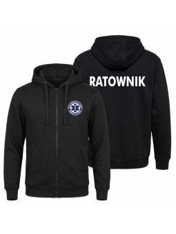 Gruba Bluza z zamkiem dla Ratownictwa Medycznego 330g