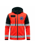 Softshell Ratownictwo Medyczne RED FLUO 3M 10 000 mm