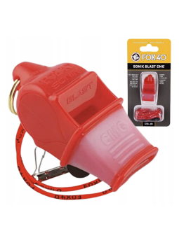 Gwizdek Ratowniczy FOX 40 CMG SONIK BLAST 120 DB CZERWONY