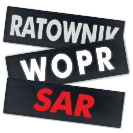 Naszywka 33x10 z Własnym Napisem