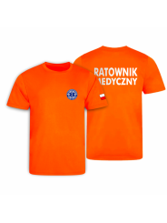 Koszulka Fluo Termo RATOWNIK MEDYCZNY