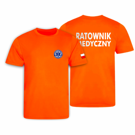 Koszulka Fluo Termo RATOWNIK MEDYCZNY