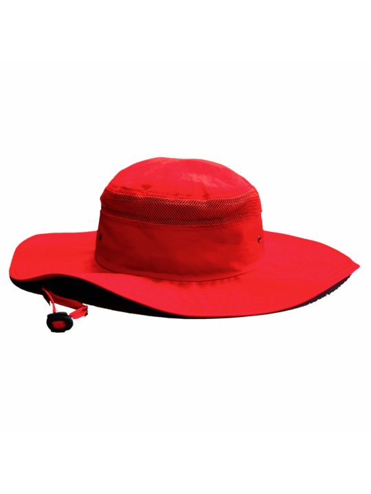 Kapelusz UPF50+ dla Ratownika – Czerwony