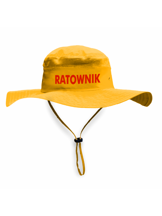Kapelusz UPF50+ dla Ratownika – Żółty