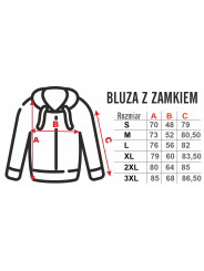 Bluza z zamkiem RATOWNIK WOPR