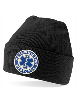 Czapka Zimowa Ratownictwo Medyczne czarna