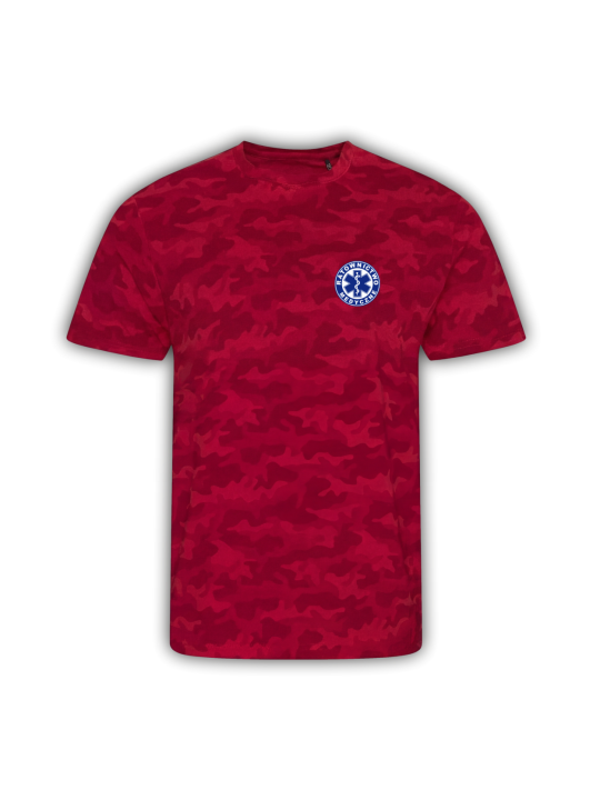 Koszulka RATOWNICTWO MEDYCZNE RED CAMO
