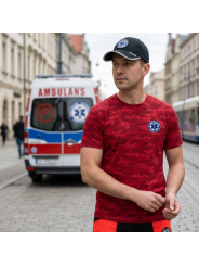 Koszulka RATOWNICTWO MEDYCZNE RED CAMO