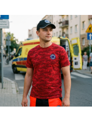Koszulka RATOWNICTWO MEDYCZNE RED CAMO