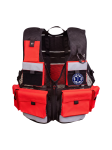Kamizelka taktyczna RED FLUO PRM Ratownictwo Medyczne