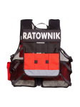 Kamizelka taktyczna RED FLUO PRM Ratownictwo Medyczne