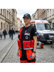 Kamizelka taktyczna RED FLUO