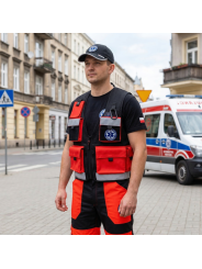 Kamizelka taktyczna RED FLUO