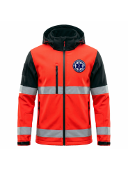 Softshell Ratownictwo Medyczne RED FLUO 3M 10 000 mm