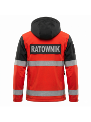 Softshell Ratownictwo Medyczne RED FLUO 3M 10 000 mm