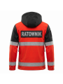 Softshell Ratownictwo Medyczne RED FLUO 3M 10 000 mm